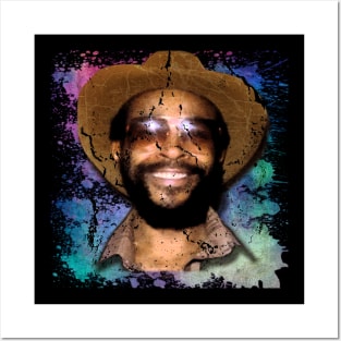 marvin gaye-Splash Paint Vintage Posters and Art